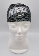 Nike Dri-Fit Head Tie Fixed Youth Printed Black/White