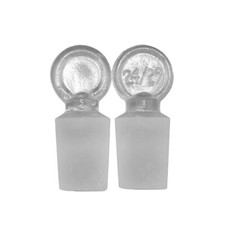 Solid Glass Stopper,Glass plug,24/29 Laboratory glassware,2 PCS