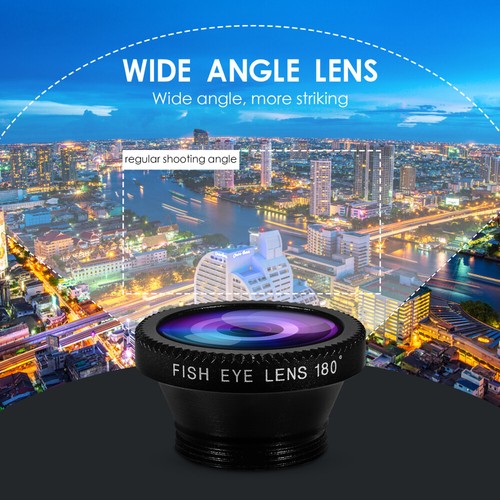 Obiettivo Del Telefono Della Fotocamera Fisheye Lente Angolare Largo - Zdjęcie 6 z 12