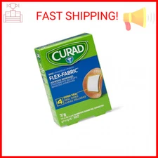 Curad Flex Fabric Spot Adhesive Bandages, Bandage Diameter is 7/8' (Box of 100)