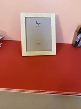 Tizo Wood Photo Frame Fits 8x10in/20x25 cm Ivory Made in India @