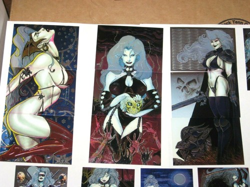 1994 LADY DEATH ALL-CHROMIUM SERIES 1 Krome Complete 100 Card Set CHAOS EVIL - Picture 12 of 12