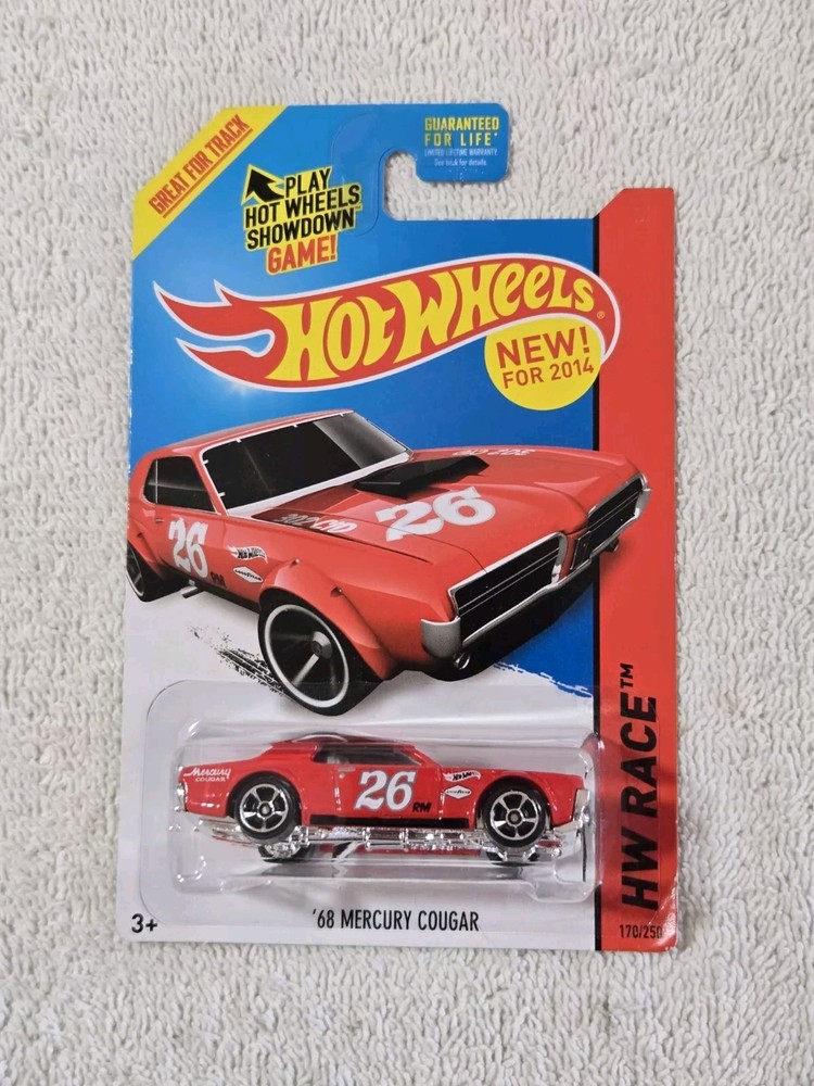 2014 HOT WHEELS HW RACE 68 MERCURY COUGAR