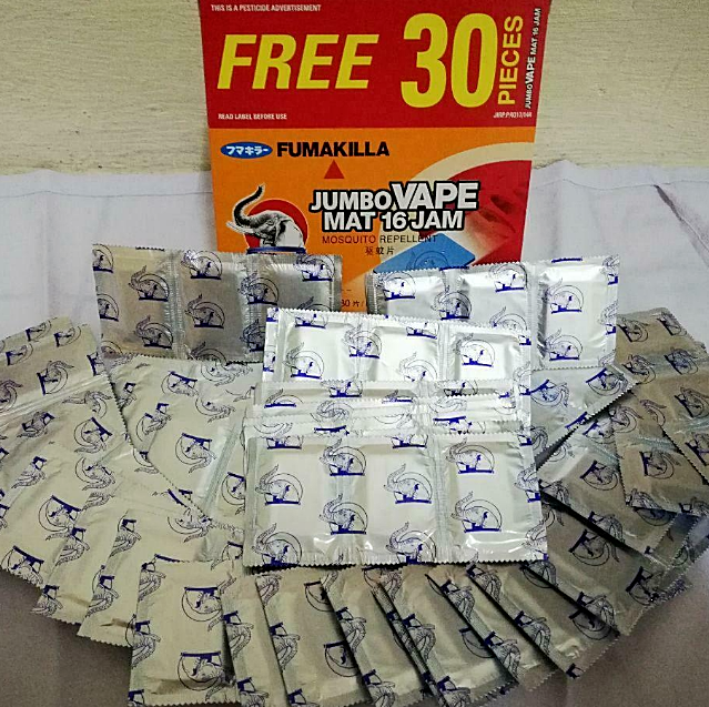 Speedy shipping 240pcs MAT REFILL THERMACELL MOSQUITO REPELLENT