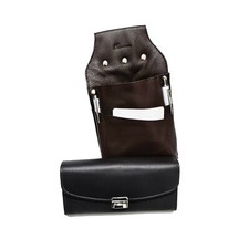 Genuine leather waiter holster + waiter wallet waiter service wallet waiter bag