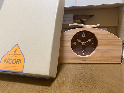 KICORI Handmade Whale Clock Wall Clock Width 11.8 x Depth 2.4 x