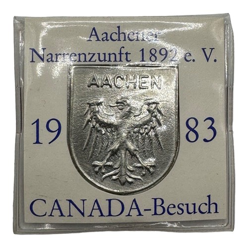 Vintage 1983 Aachen Commemorative Medal - Carolus Magnus - Picture 6 of 9