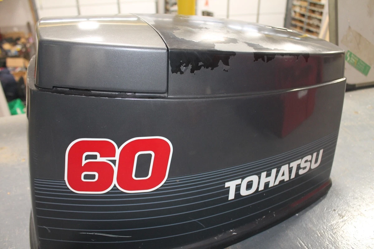 Genuine OEM TOHATSU UPPER ENGINE / MOTOR COVER COWL 60 HP 2 STROKE 