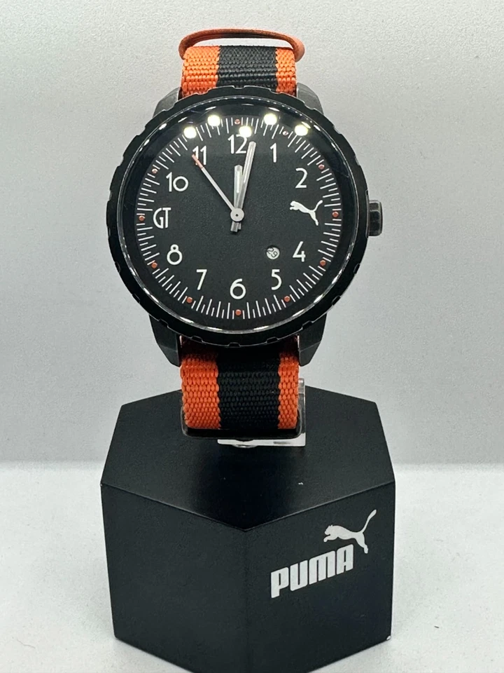 RELOJ PUMA MOTORSPORT GP HOMBRE CUARZO ESFERA NEGRA CORREA NYLON PU103391002 Foto 2 de 4