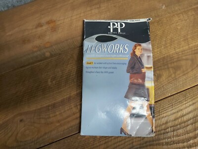 Pretty Polly Medium Dark Navy Legworks Level 1 Strumpfhose