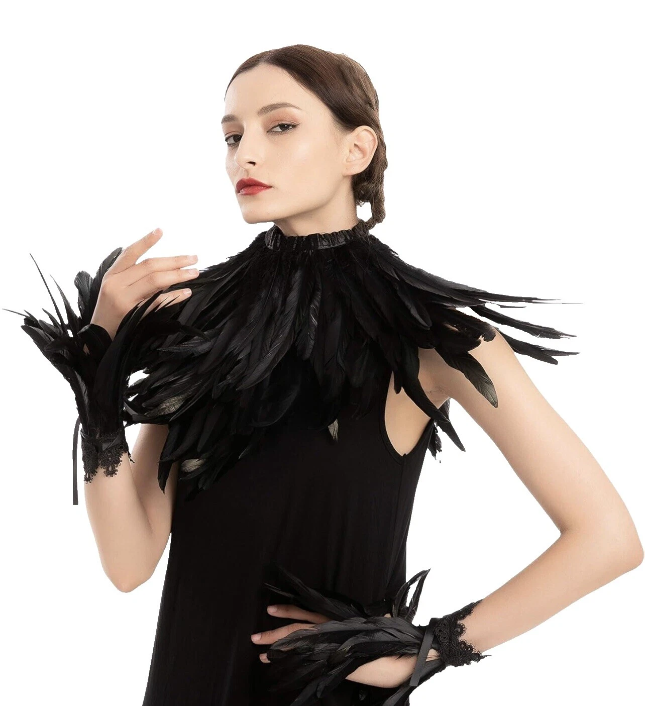 Pluma Negro disfraces para mujeres