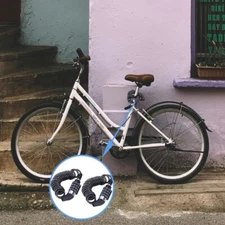 4Digits Resettable Combination Cable Lock, Bike Code Lock for Mountain Bicycles