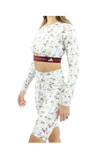 Adidas by Stella McCartney Future Playground Long Sleeve Crop Top Size M - Picture 3 of 8