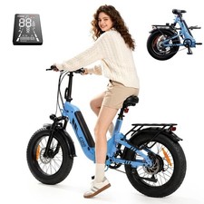 EB8 20 Zoll Elektrofahrrad 750W 15AH 7 Gänge 45km/h 144km Faltbares City EBike
