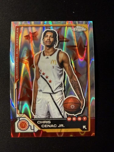 2025 Topps Chrome McDonalds All American Silver Lava Chris Cenac Jr. #11
