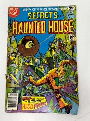 Vintage ~ Picasso Fever! Secrets of Haunted House #11 Comic Book DC Comics 1978
