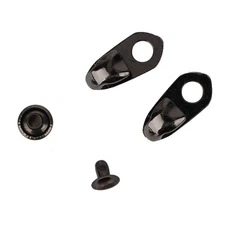 Boot Lace Hooks Eyelet Repair Kit Alloy Shoe Fittings with Rivets 20 Sets