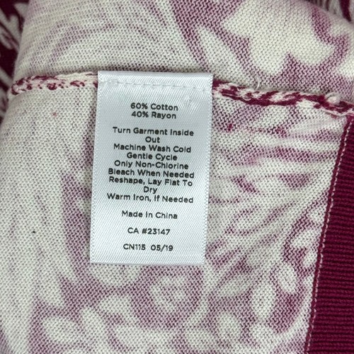 Talbots Strickjacke Pullover klein Blumen Garten Landhaus Country Western feminin - Bild 10 von 11