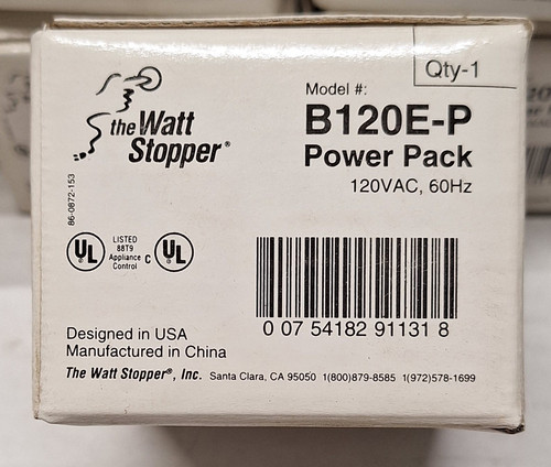 Wattstopper B120e-p 120vac Sensore Occupazione Alimentatore 120vac 24vdc - Foto 1 di 2