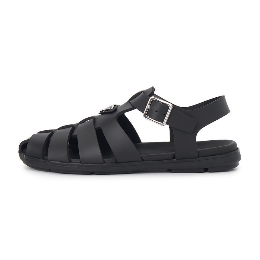 サンダル PRADA Men Sandals 2X3119FD0013LKKF0002 Black Prada Men's Sandals 2X3119 3LKK F0002 126954613 | eBay