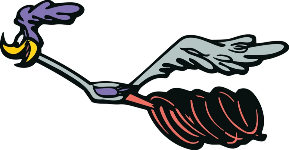 Plymouth RoadRunner Vinyl Decal / Sticker ** 5 Sizes ** (left)