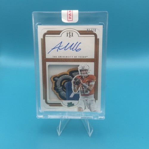 Arch Manning [Silhouettes Signature] #132 2025 Panini National Treasures Collegiate card