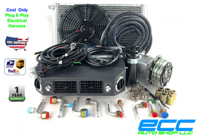 A/C KIT UNIVERSAL AIR CONDITIONING UNDER DASH EVAPORATOR 432-100 W/ELEC HARNESS