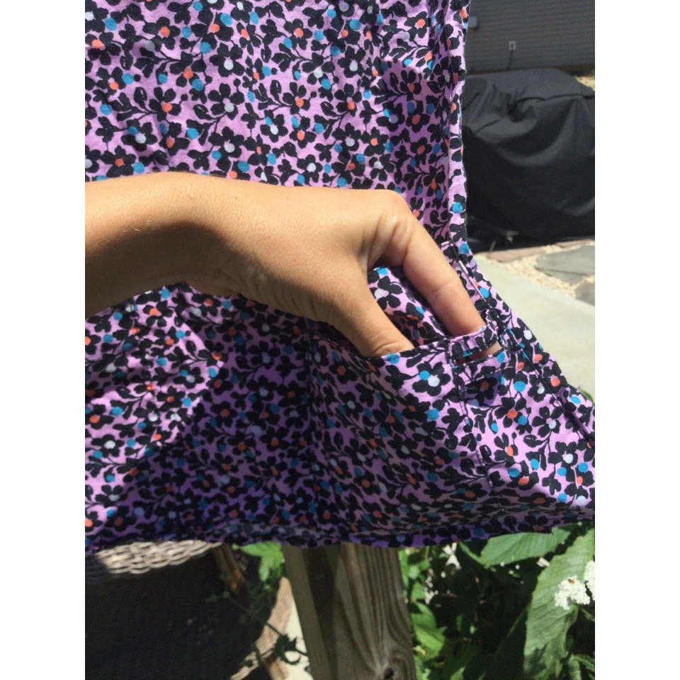 Top exfoliante Vera Bradley talla XS mujer enfermera médica tecnología veterinaria negro floral Foto 4 de 4