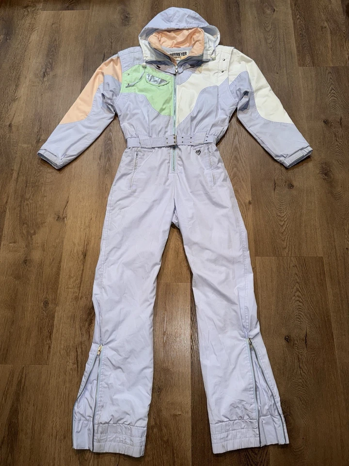 Traje de esquí Obermeyer para mujer 8 piezas traje de nieve babero de nieve vintage Gore Tex años 80 Foto 4 de 4