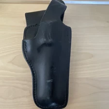 Don Hume H730 7 4 Leather  Holster RH OWB Belt Loop Thumb Snap Revolver