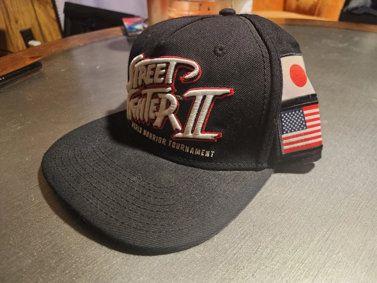 Cappello Street Fighter II Vintage M. Bison Capcon Bruno Mario Jagged Edge Graff