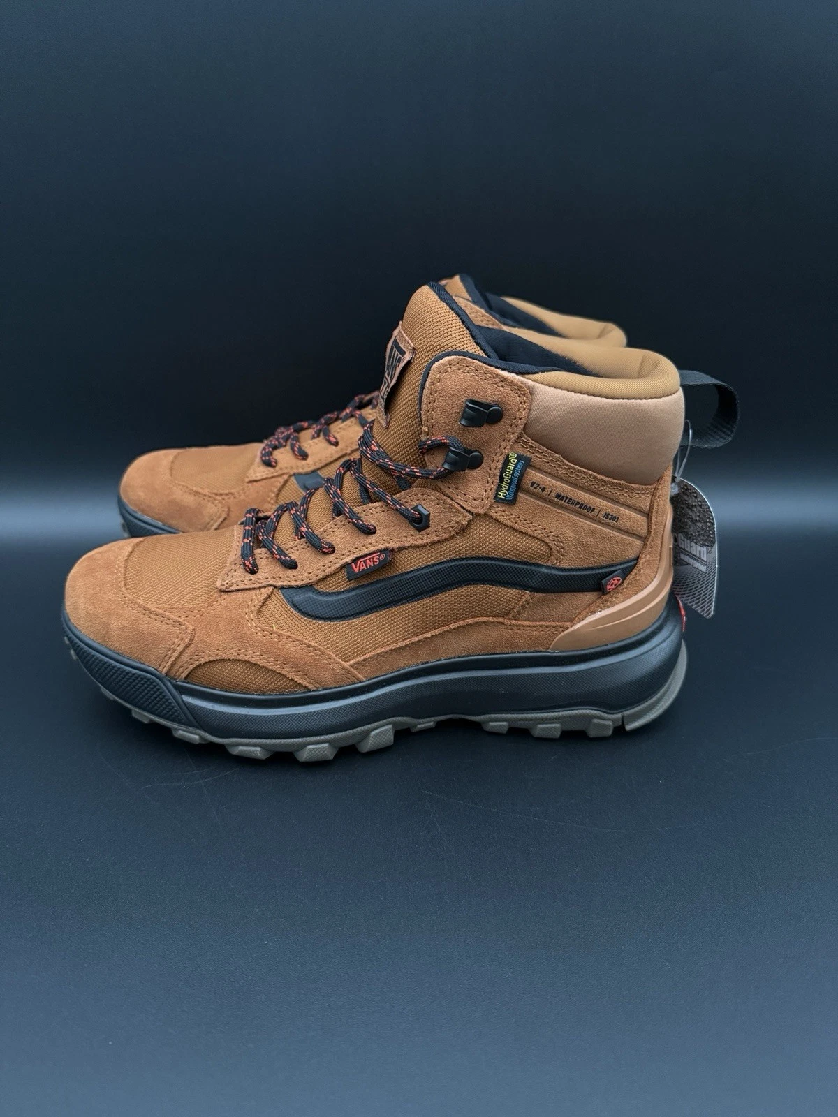 Vans MTE Crestline Waterproof Glazed Ginger Mens Size Boots HIKING SHOE NEW
