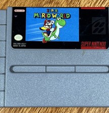 Super Mario World SNES Super Nintendo Entertainment System Retro Video Games