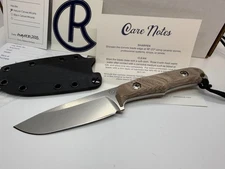 Chris Reeve Knives Backpacker MagnaCut - Natural Micarta / Plain Edge Blade NEW
