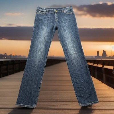 Michael Kors Jeans Womens Size 6 Blue Skinny Pants Denim Mid Rise