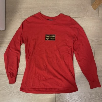 Купить gosha rubchinskiy mumiy troll gray sweatshirt mens medium
