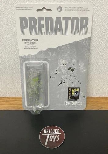 ReACTION PREDATOR INVISIBLE BLOODY FIGURE FUNKO SUPER 7 SDCC 2014 2500 PCS