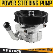Power Steering Pump w/ Pulley For Ford Escape Mazda Tribute Mercury Mariner 2004