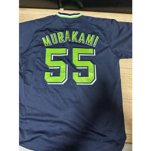 Swallows ユニフォーム MURAKAMI 55 MEDIUM 2025 Tokyo Yakult Swallows Player Issue Jersey Away Murakami