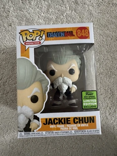 Funko Pop Dragon Ball Z Jackie Chun 2021 Spring Convention #848  W/ Protector