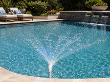 Fuente aireador de piscina Roundaerator XL - Adaptadores de fuente de chorro de retorno de 1,5" y 2"