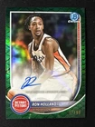 Ron Holland II 2025-26 Bowman Basketball Green Reptilian Auto /99 Pistons