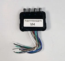 Car Stereo Subwoofer 4 Channel High to Low Audio Converter with Power Amplifier 