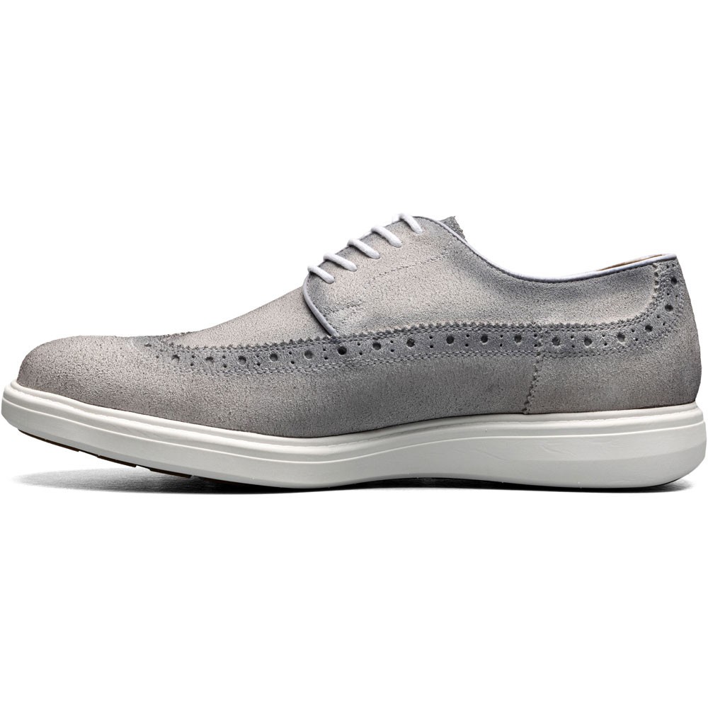 Stacy Adams Shoes Trudell Wingtip Lace Up Light Gray Size 12 — photo 2