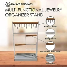 Jewelry Organizer Stand, Multifuntional Stand, Great Gift, White