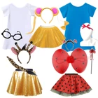 Girls Dahl Costume WORLD BOOK DAY Skirt Fancy Dress Giraffe LADYBIRD