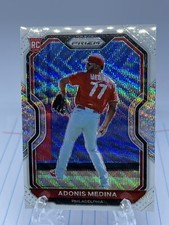 2021 Panini Prizm White Wave Prizm Adonis Medina