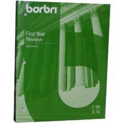 Barbri First Year Review (Edition for Fall 2010 - Spring 2011) (Civil Pro - GOOD
