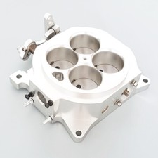 1000cfm 4 Barrels 1.75 Core 4150 Flange Carburetor Throttle Body Cast Aluminum