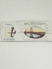 Vtg San Francisco Souvenir Postcard Book